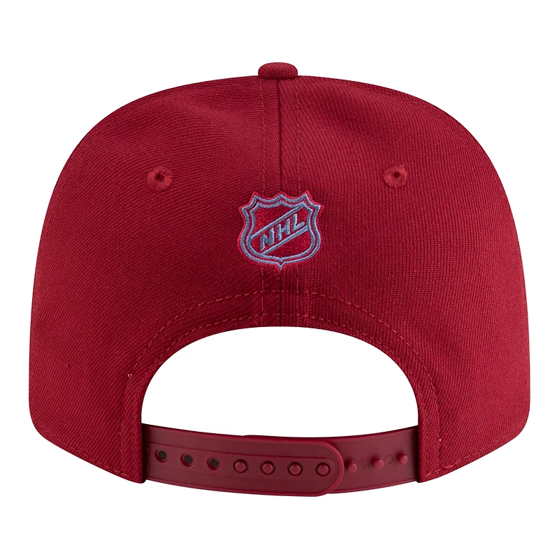 Men's New Era Burgundy Colorado Avalanche 9SEVENTY COOLERA Adjustable Hat