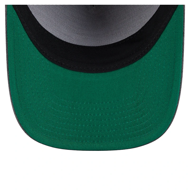 Men's New Era  Charcoal Colorado Avalanche Throwback Washed A-Frame Pre-Curved 9FIFTY Snapback Hat