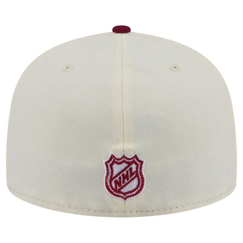 Men's New Era Cream Colorado Avalanche 250th Anniversary of the United States Two-Tone 59FIFTY Fitted Hat