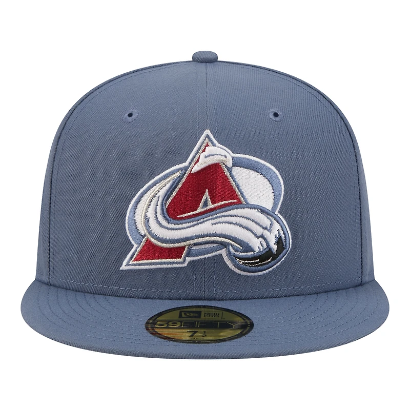 Men's New Era Gray Colorado Avalanche Zamboni 59FIFTY Fitted Hat