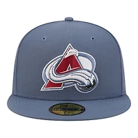 Men's New Era  Gray Colorado Avalanche Zamboni 59FIFTY Fitted Hat