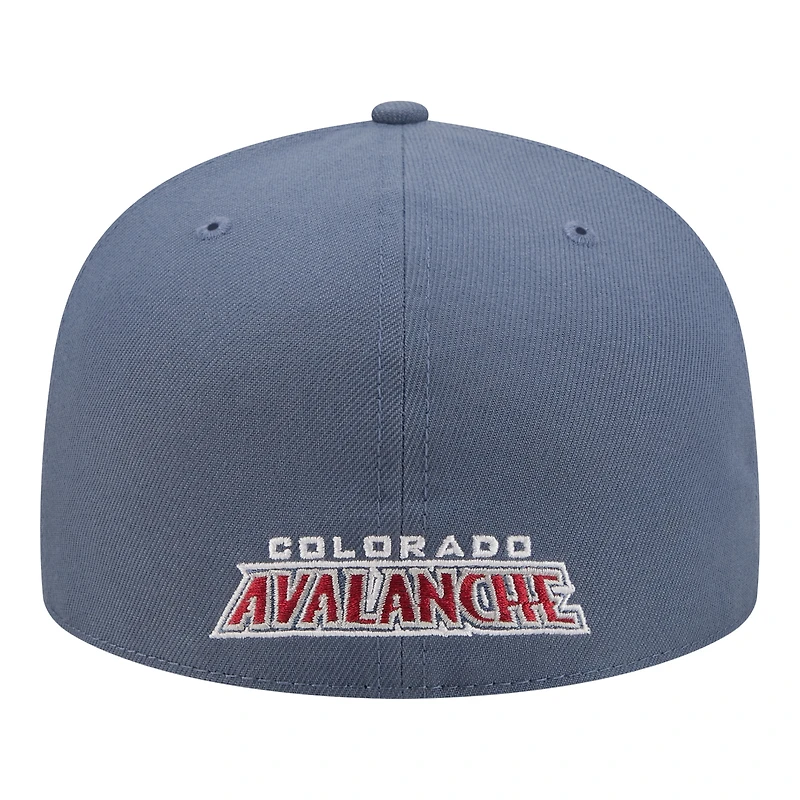 Men's New Era Gray Colorado Avalanche Zamboni 59FIFTY Fitted Hat