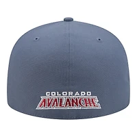 Men's New Era  Gray Colorado Avalanche Zamboni 59FIFTY Fitted Hat