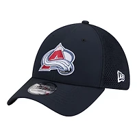 Men's New Era  Navy Colorado Avalanche Logo 39THIRTY Flex Hat