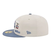 Men's New Era  Tan/Blue Colorado Avalanche Localized City Icon 59FIFTY Fitted Hat
