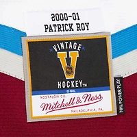 Maillot de jeu puissance Patrick Roy blanc Colorado Avalanche 2000-01 pour homme
