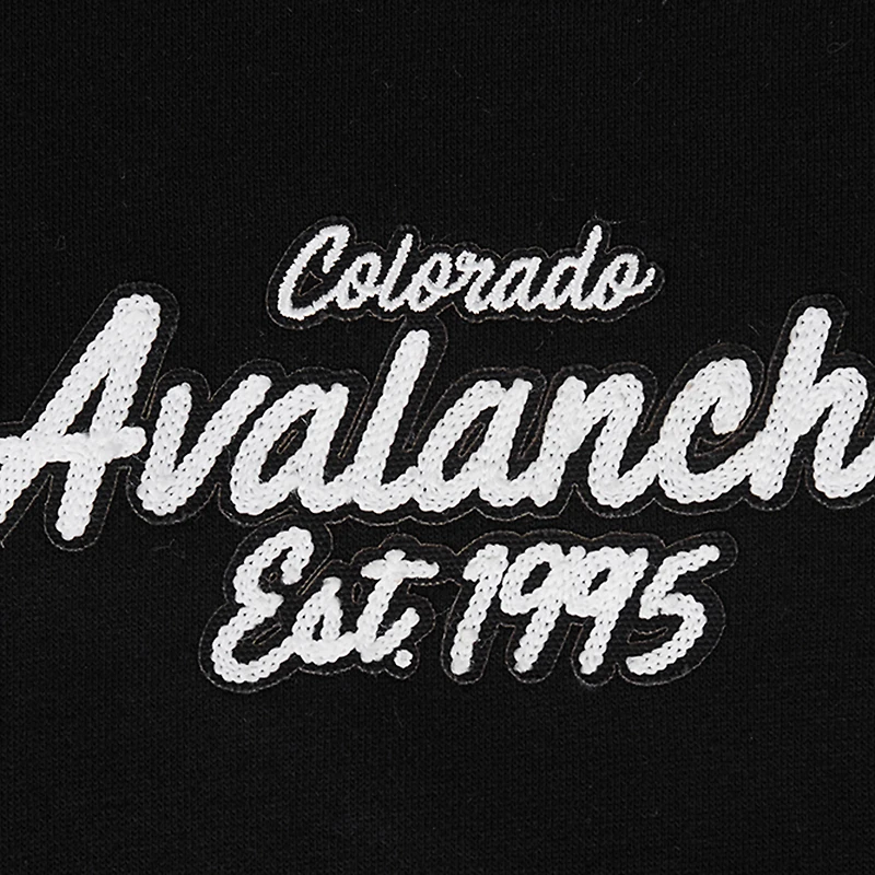 Men's Pro Standard  Black Colorado Avalanche Paint the City Pullover Hoodie