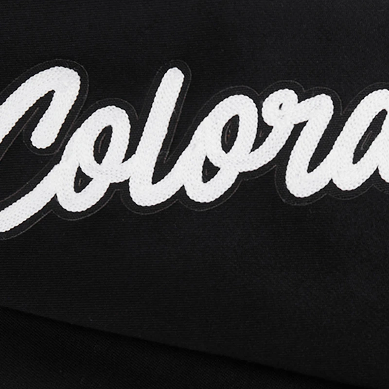 Men's Pro Standard  Black Colorado Avalanche Paint the City Pullover Hoodie