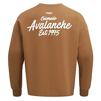Sweat-shirt à enfiler Pro Standard Brown Colorado Avalanche Paint the City pour homme