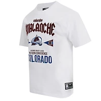 T-shirt blanc Pro Standard pour hommes, Colorado Avalanche City Tour