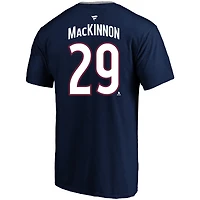 Men's Profile Nathan MacKinnon Navy Colorado Avalanche Big & Tall Name Number T-Shirt