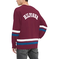 Men's Tommy Hilfiger Burgundy Colorado Avalanche Nolan Long Sleeve T-Shirt