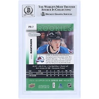 Mikko Rantanen Colorado Avalanche dédicacé 2015-16 Upper Deck Parkhurst Rookies #PR-7 Beckett Fanatics témoin authentifié 9/10 Rookie Card