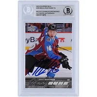 Carte de recrue authentifiée dédicacée par Mikko Rantanen Colorado Avalanche 2015-16 Upper Deck Young Guns #206 Beckett Fanatics