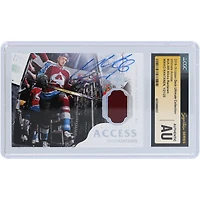 Carte autographiée de Mikko Rantanen Colorado Avalanche 2018-19 Upper Deck Ultimate Collection Ultimate Access Relic #UA-MR CGC Fanatics Witnessed Authenticated