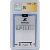 Carte authentifiée CGC autographiée par Mikko Rantanen Colorado Avalanche 2019-20 Upper Deck Chronology Metallic Blue #162 #/122