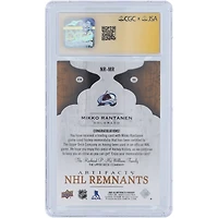 Mikko Rantanen Colorado Avalanche Autographié 2021-22 Upper Deck Artifacts NHL Remnants Maroon Relic #NR-MR CGC Fanatics Witnessed Authenticated Auto 10 Card
