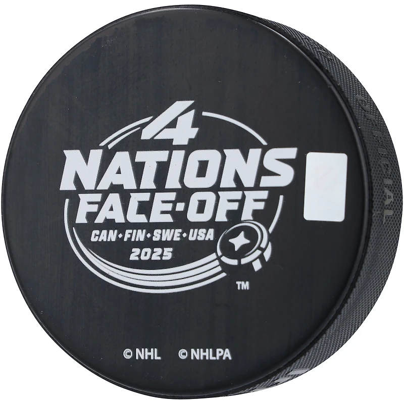 Mikko Rantanen Colorado Avalanche Autographed Team Finland 4 Nations Face-Off Hockey Puck