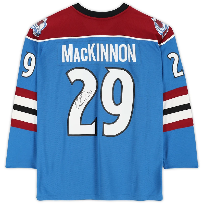 Nathan MacKinnon Colorado Avalanche autographié modèle de la saison recrue 2013/14 Mitchell & Ness Replica Jersey