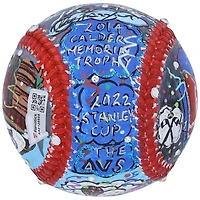 Ballon de baseball autographié par Nathan MacKinnon Colorado Avalanche