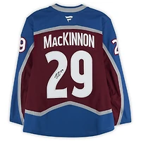 Nathan MacKinnon Colorado Avalanche Autographed Burgundy Fanatics Authentic Pro Jersey