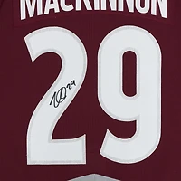 Nathan MacKinnon Colorado Avalanche Autographed Burgundy Fanatics Authentic Pro Jersey