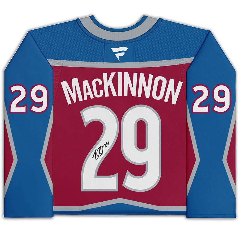Nathan MacKinnon Colorado Avalanche Autographed Burgundy Fanatics Authentic Pro Jersey