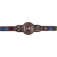 Ceinture WWE Legacy dédicacée par Nathan MacKinnon du Colorado Avalanche avec inscription « 2022 SC Champs » - Édition limitée à 5 exemplaires