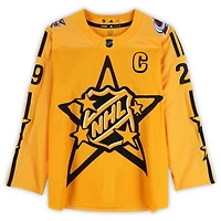 Maillot authentique adidas jaune autographié par Nathan MacKinnon Colorado Avalanche pour le match des étoiles 2024