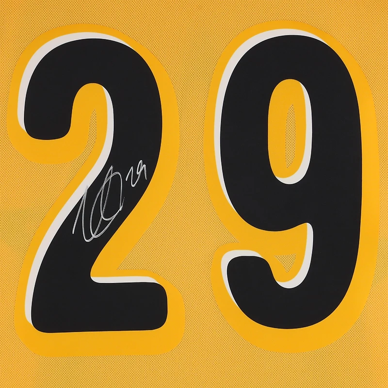 Maillot authentique adidas jaune autographié par Nathan MacKinnon Colorado Avalanche pour le match des étoiles 2024