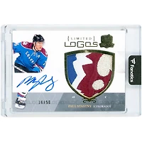 Carte autographiée Paul Stastny, Colorado Avalanche, 11 Upper Deck The Cup Limited Logos GU Relic #LL-PA #36/50