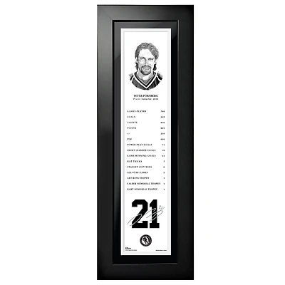 Peter Forsberg Colorado Avalanche - 2014 Legends Line 6'' x 22'' Photo encadrée
