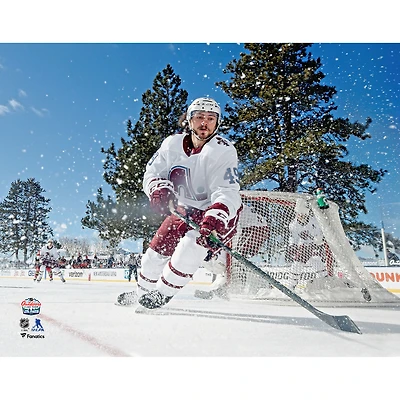Samuel Girard Colorado Avalanche non signé 2021 en plein air au lac Tahoe
