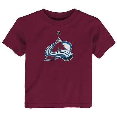Toddler Outerstuff Burgundy Colorado Avalanche Primary Logo T-Shirt