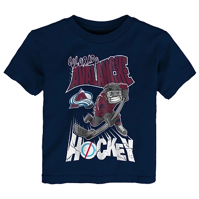 T-shirt One Timer bleu marine Colorado Avalanche pour tout-petits Outerstuff