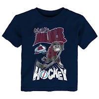 T-shirt One Timer bleu marine Colorado Avalanche pour tout-petits Outerstuff