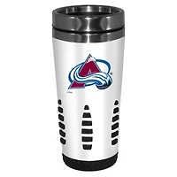 White Colorado Avalanche 16oz. Huntsville Travel Mug