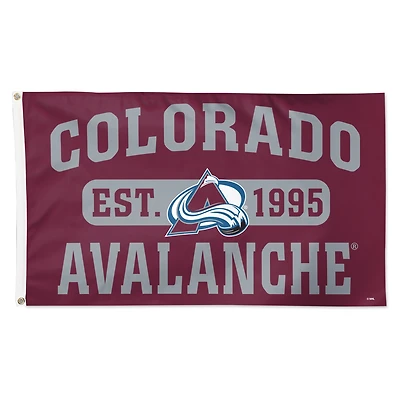 WinCraft Colorado Avalanche 3' x 5' Single-Sided Franchise Establishment Deluxe Flag
