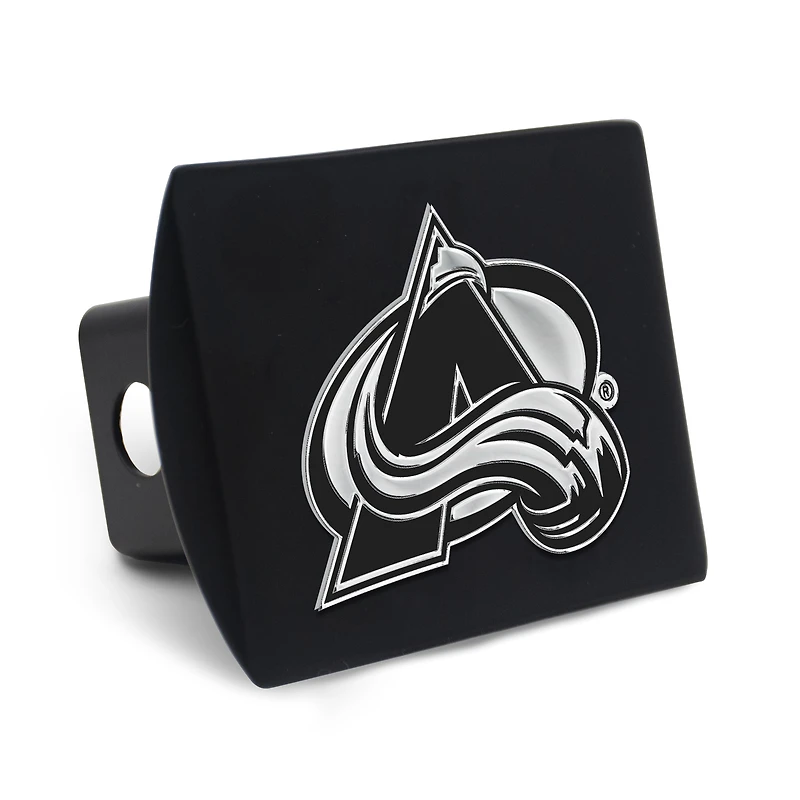Cache-attelage WinCraft Colorado Avalanche Premium en métal chromé avec logo