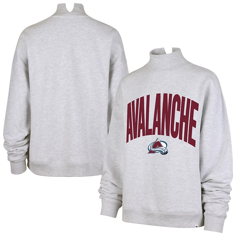 Women's '47  Heather Gray Colorado Avalanche Subtle Muse Sweatshirt