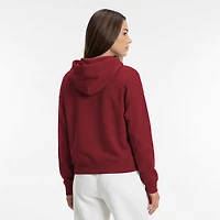 Women's Champion  Burgundy Colorado Avalanche Arched Pill Box Hoodie