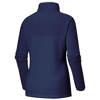 Women's Columbia Navy Colorado Avalanche Benton Springs Half-Snap Jacket