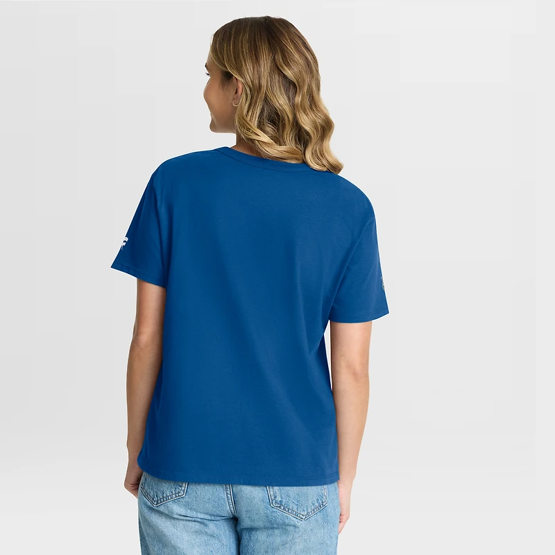 Women's Fanatics Blue Colorado Avalanche Authentic Pro Primary T-Shirt