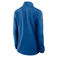 Women's Fanatics  Blue Colorado Avalanche Authentic Pro Rink Lightweight Quarter-Zip Pullover Top