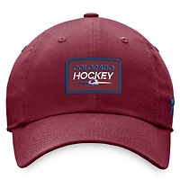 Women's Fanatics  Burgundy Colorado Avalanche Authentic Pro Rink Adjustable Hat