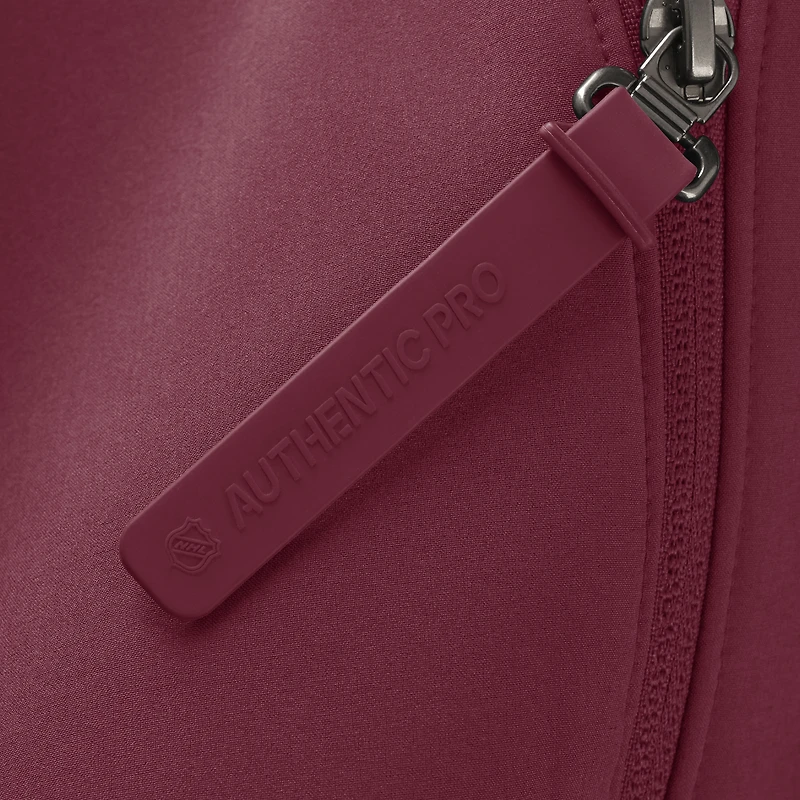 Women's Fanatics Burgundy Colorado Avalanche Authentic Pro Rink Raglan Full-Zip Hoodie