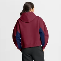 Women's Fanatics Burgundy Colorado Avalanche Back Check Boxy Hoodie