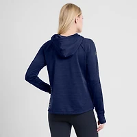Women's Fanatics  Heather Navy Colorado Avalanche Authentic Pro Pullover Hoodie
