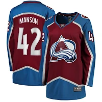Women's Fanatics Josh Manson Burgundy Colorado Avalanche Home Breakaway Player Jersey