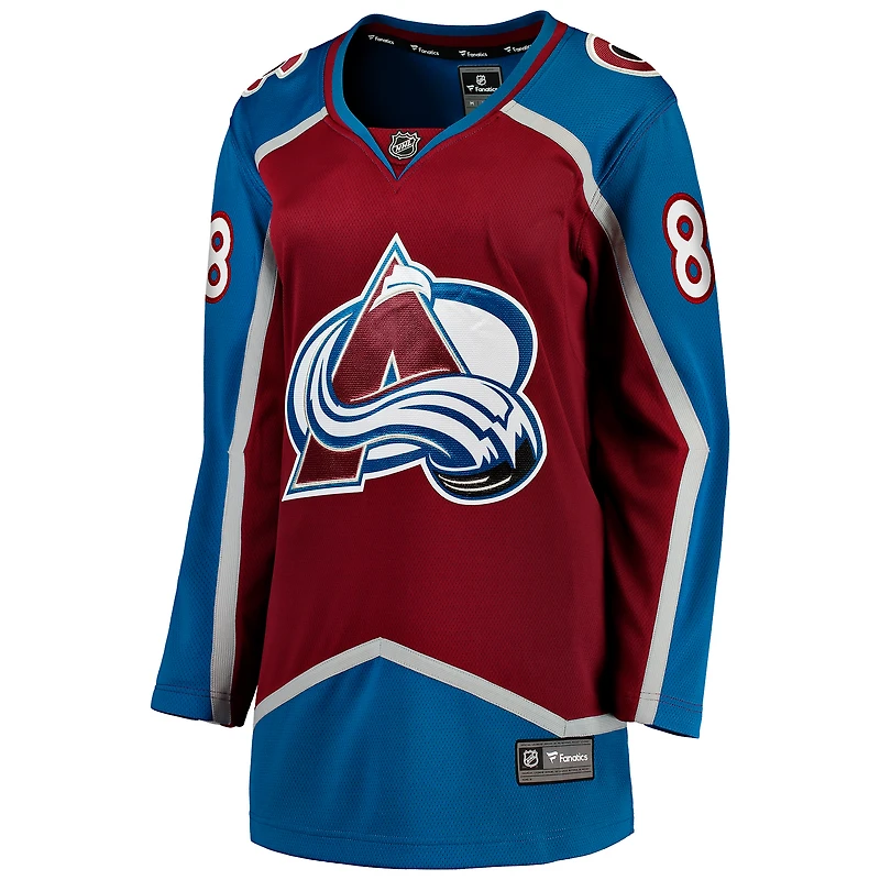 Women's Fanatics Martin Necas Burgundy Colorado Avalanche Breakaway Player Jersey